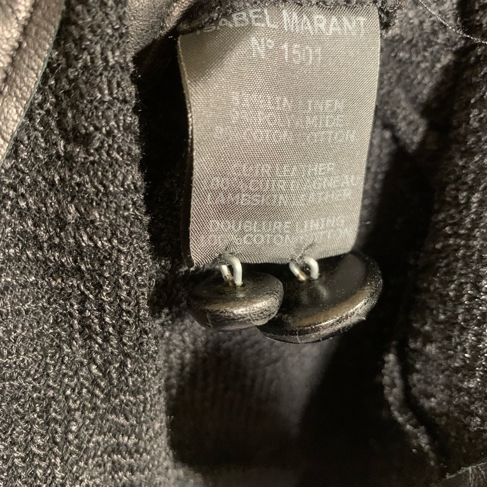 Isabel Marant Womens Etoile Tweed Herringbone Linen Blend Blazer Jacket Size 6 - Picture 5 of 10